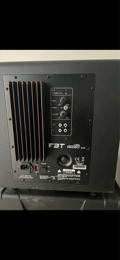 Сабвуфер FBT Project 1180A