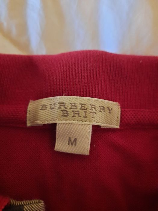 Polo de manga comprida da Burberry, muito bom estado, tam M, 50 euros