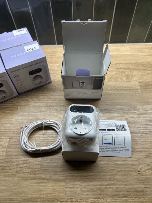 Gniazdka Inteligentne WIFI termostat - NOWE 5szt