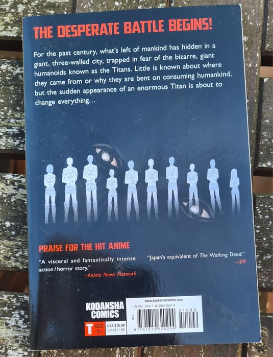 Manga: Attack on titan Vol 1