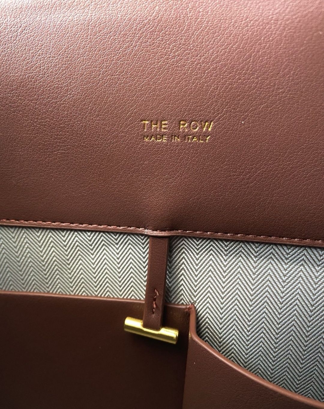 Нова сумка тренд The row margaux  коричнева