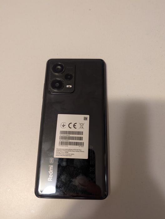 Redmi Note 12 pro + Midnight Black 8/256