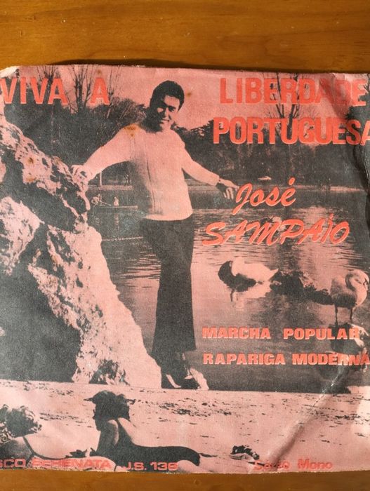 Disco de vinil single José Sampaio