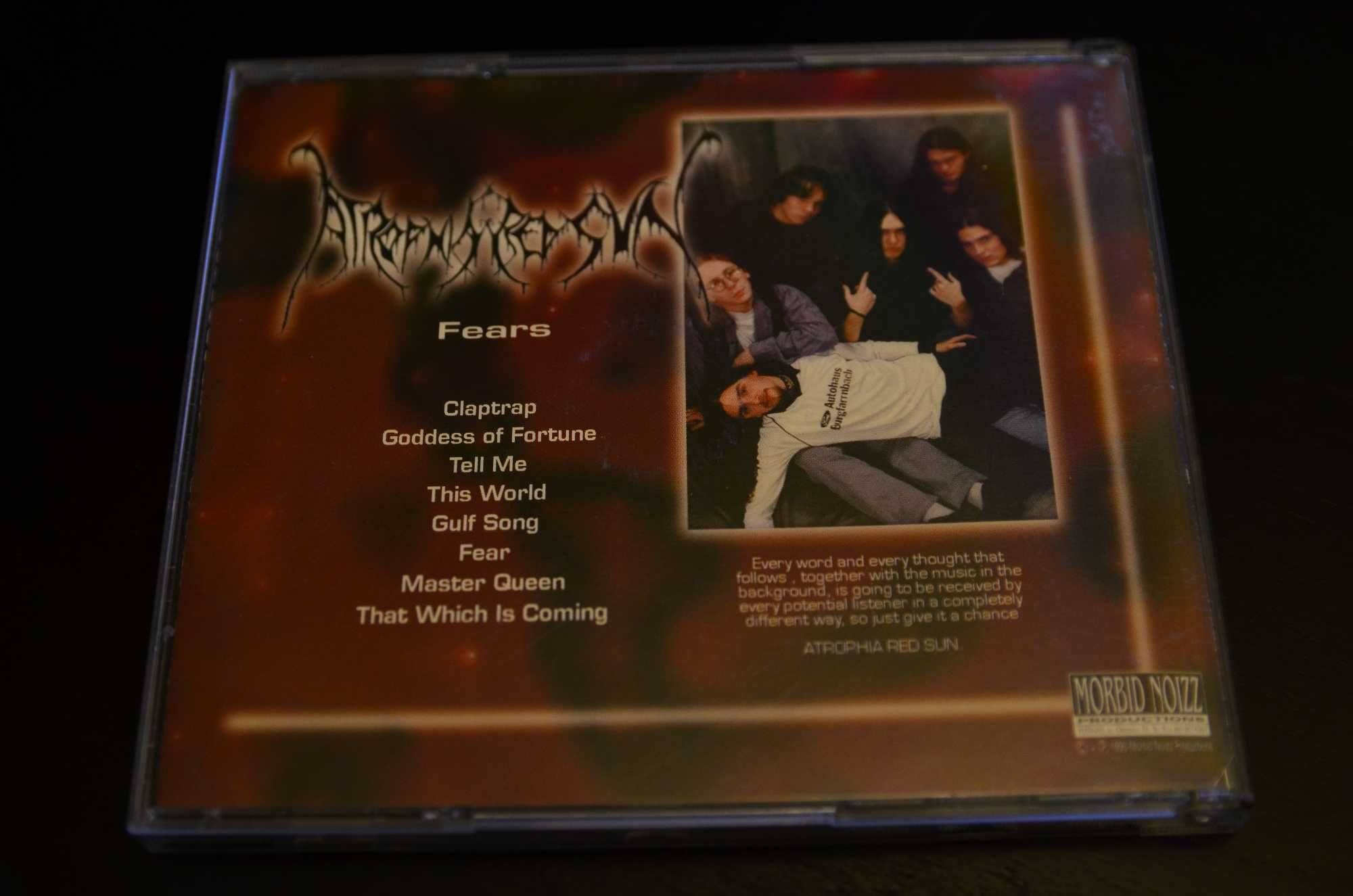 Atrophia Red Sun - Fears płyta CD metal