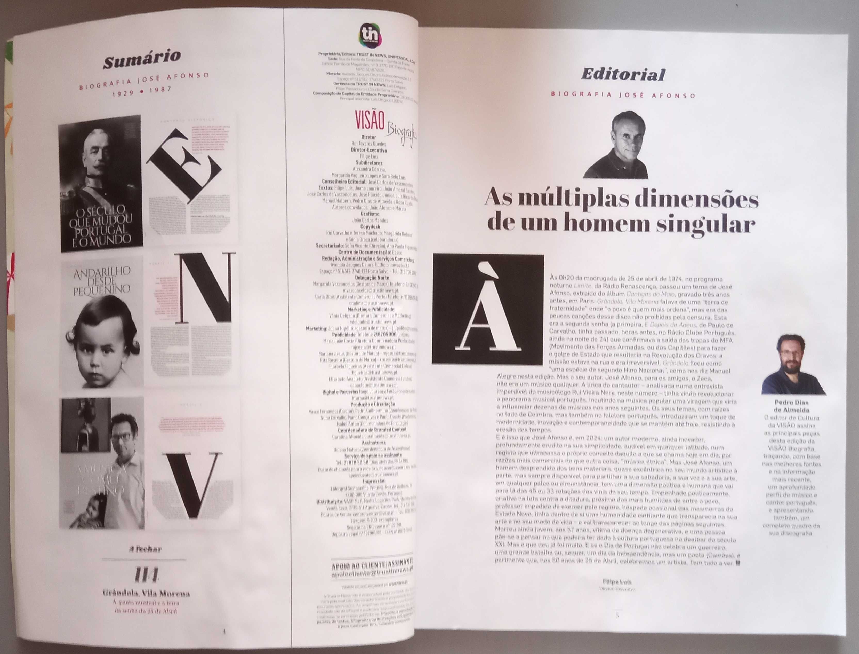 José Afonso - - - Visão Biografia - - - - - Revista