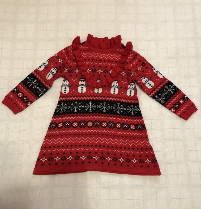 Пакет речей (11 шт.) для дівчинки віком 2-3 роки / новорічні светрики