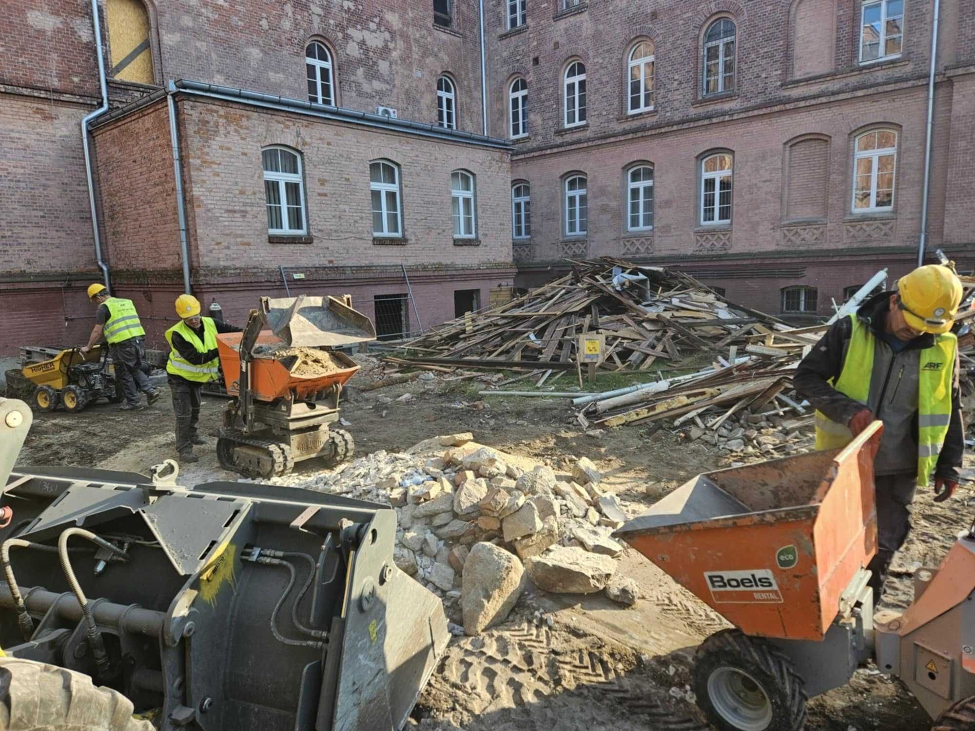 rozbiórki, wyburzenia, demontaż, kucie cięcie betonu, remonty