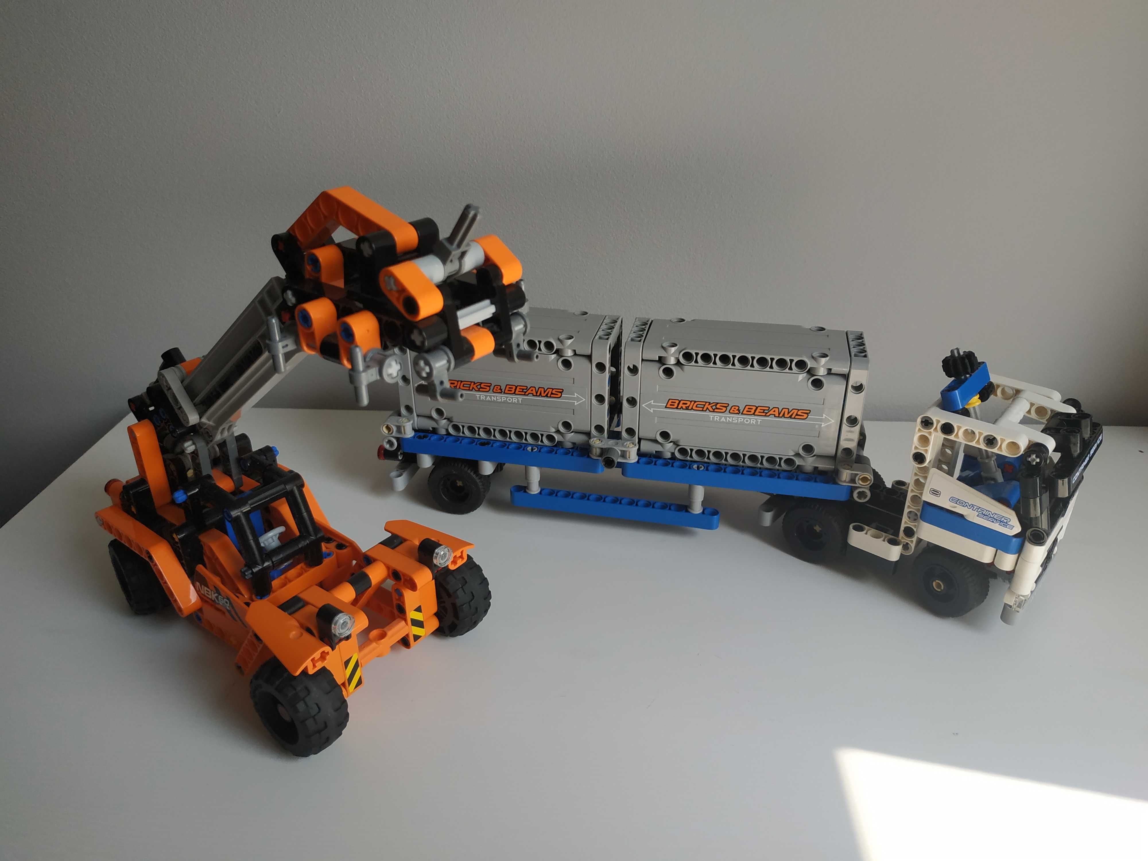 Klocki LEGO 42062 Container Yard Kontener ciężarówka