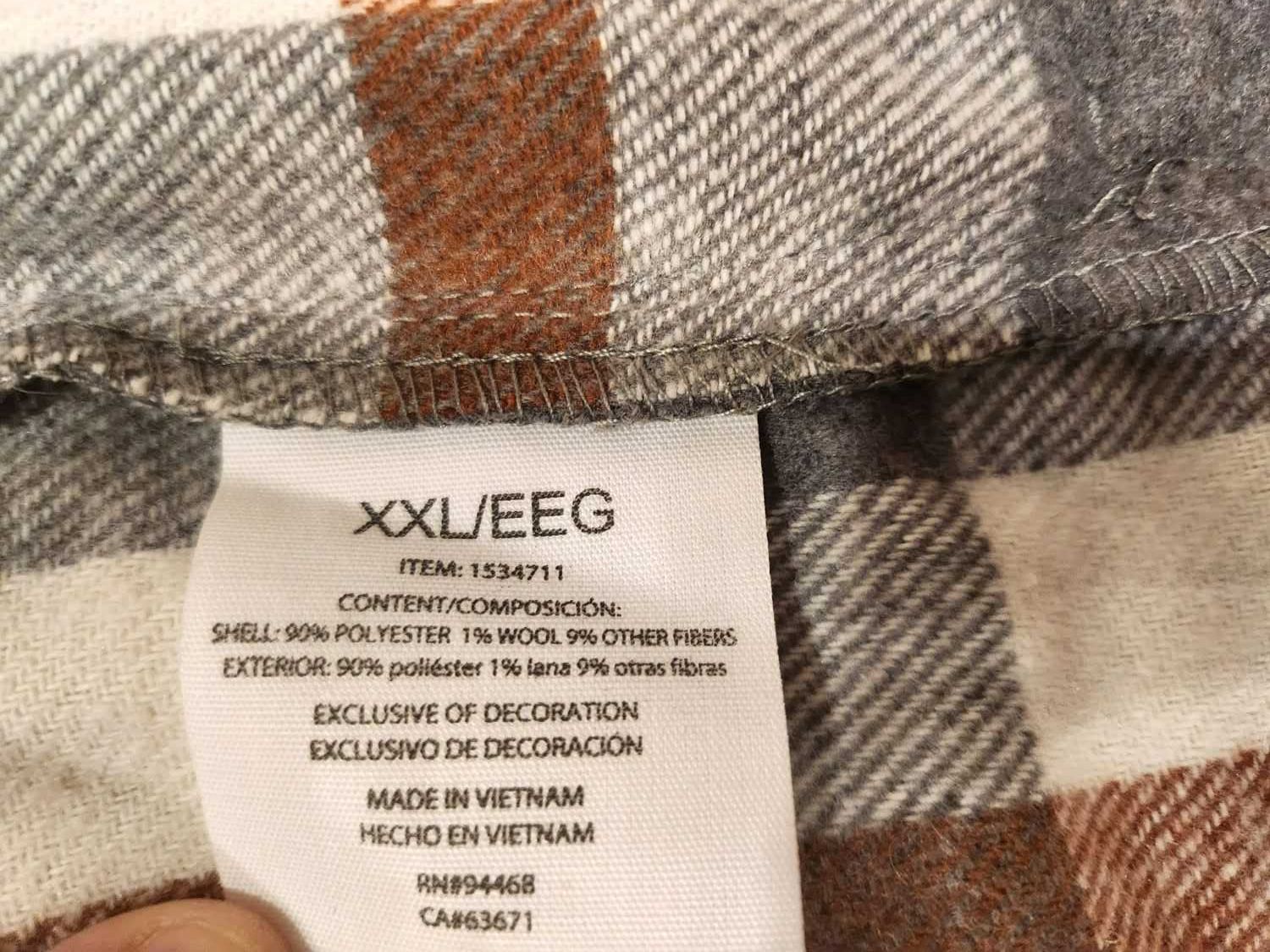 Bluza rozpinana ciepła XXL z USA