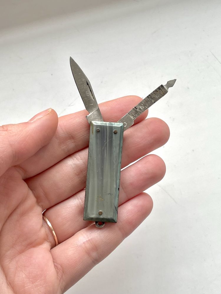 Брелок мультитул ножик, нож раритет 1972 год 50 лет ссср