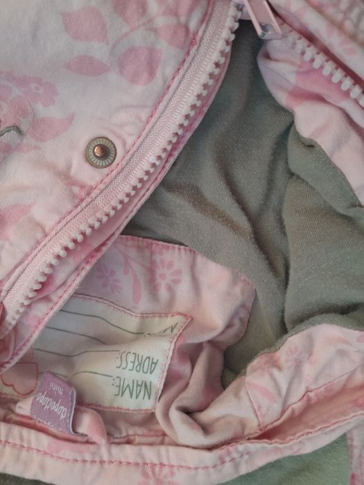 Cienka wiosenna kurteczka r.86 pudrowy róż