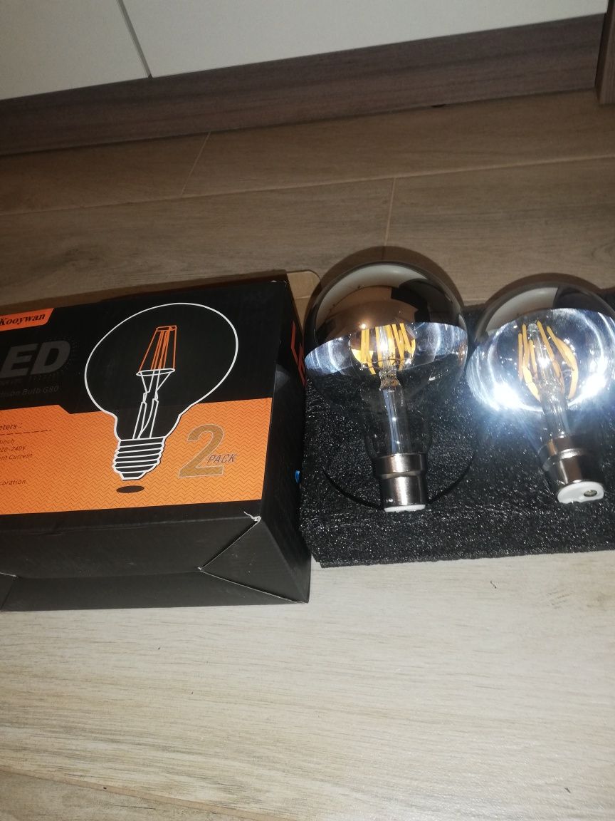 2 szt. Lampa LED EDISON THREAD B22 6W