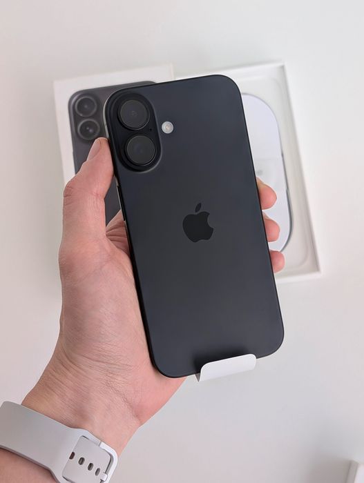 NEW! Apple iPhone 16 128Gb Black 0 циклів | Айфон 16 128гб Неверлок