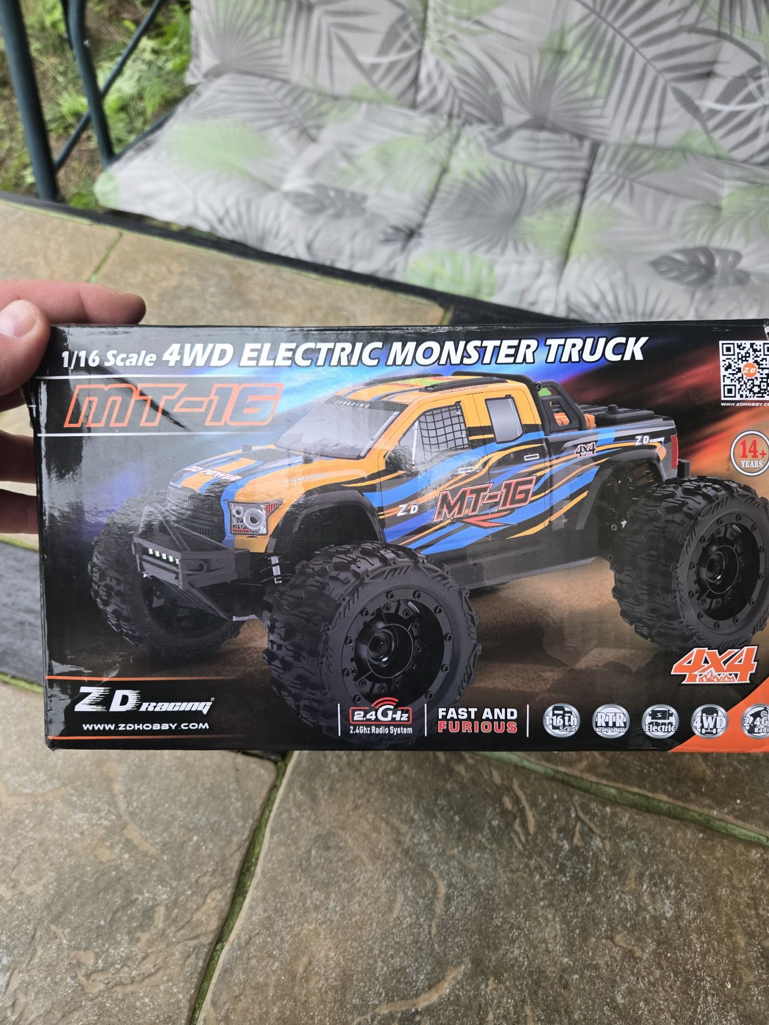 RC Car, model RC. Zd-racing mt-16. Auto zdalnie sterowane.