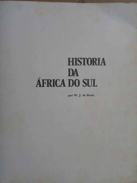 História da África do Sul de W.J. de Kock