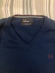 Camisola Fred Perry 100% Lã Merino Tamanho L
