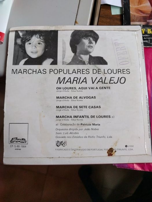 Discos Musica Portuguesa raros 45 rotações