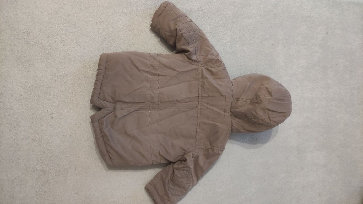 Niemowlęca parka na futerku 68-74cm