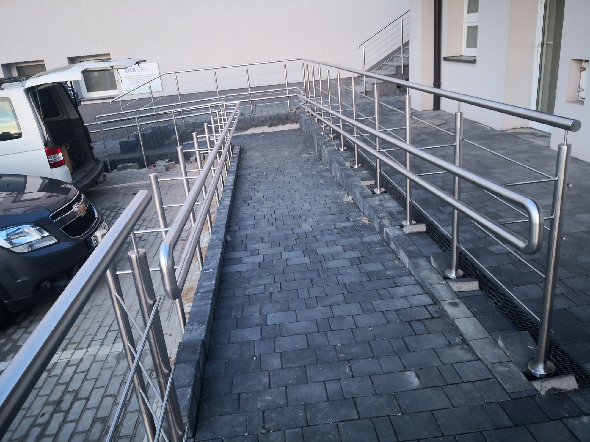 Balustrada barierka nierdzewna balkon francuski zabezpieczenie inox