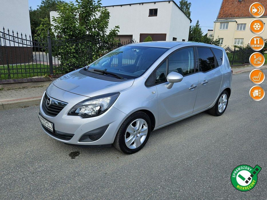 Opel Meriva Opłacona Zdrowa Zadbana Serwisowana Bogata 1 WŁ Po Serwisie