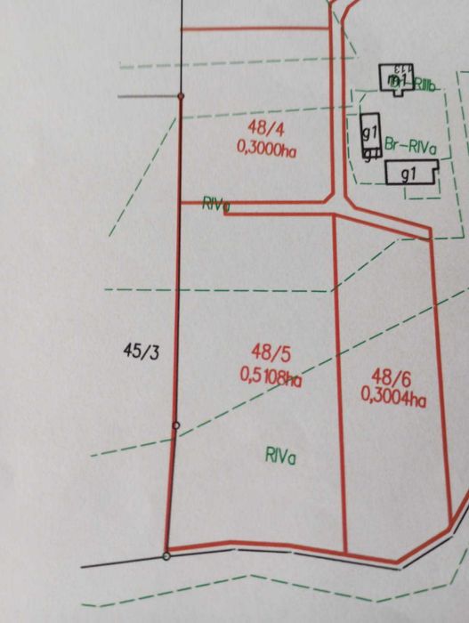 Działka z linią brzegową jeziora Długie 30ar