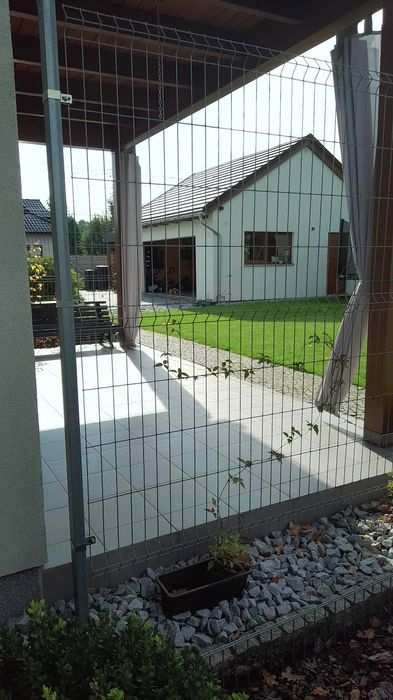 2 sztuki ogrodzenia systemowego ocynkowanego lub pergola na rośliny