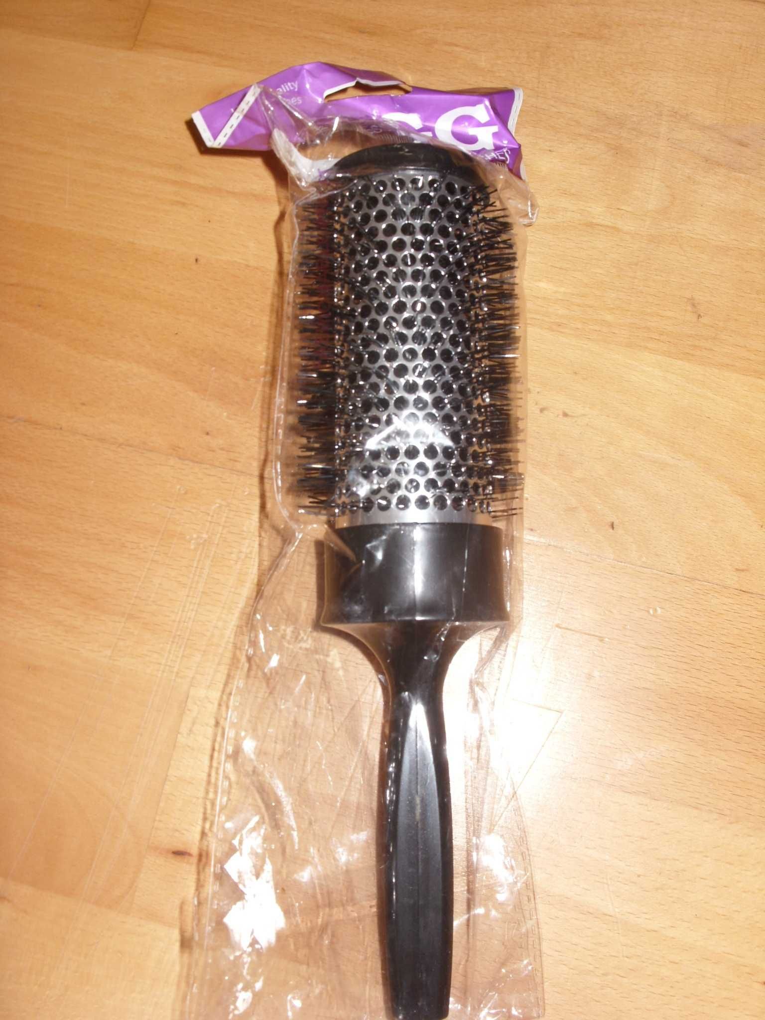Круглая расческа брашинг для укладки волос металл