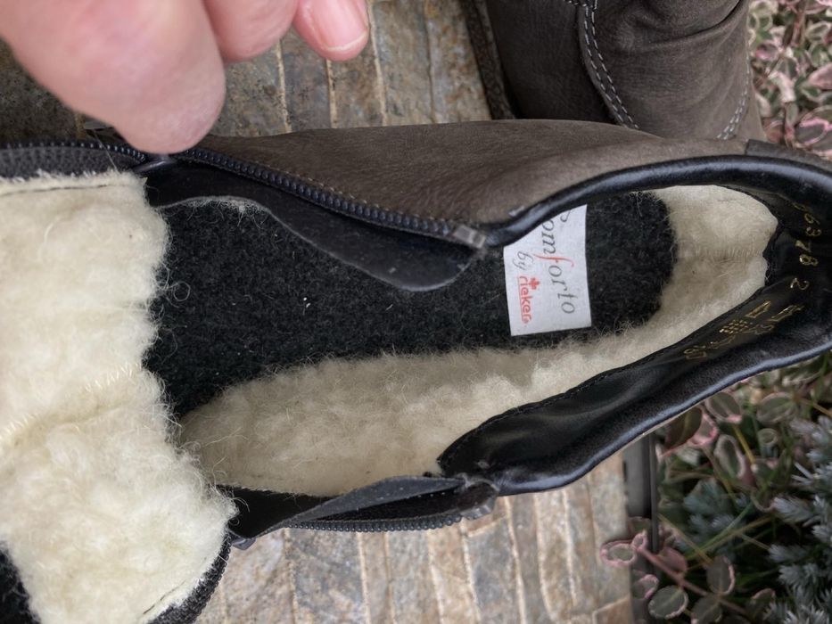 Comforto by Rieker жіночі ботінки шкіра 39р оригінал