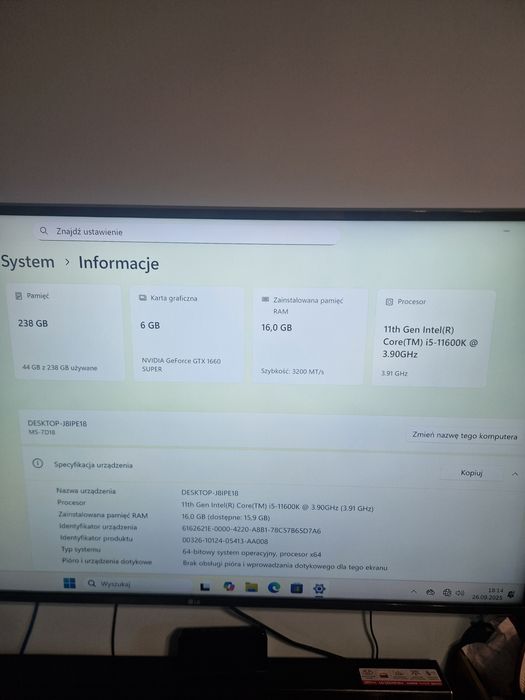 Sprzedam Komputer!!! Windows 11 !