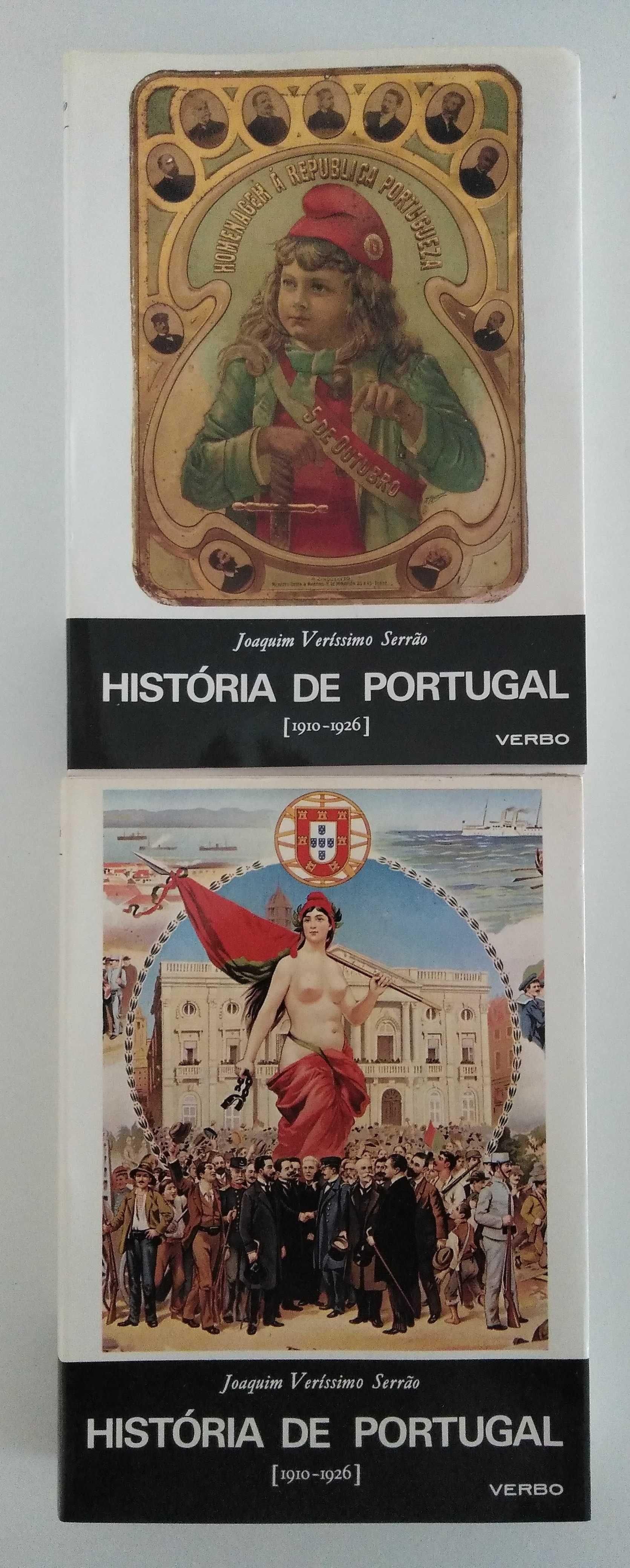 livros: Joaquim Veríssimo Serrão "História de Portugal", 12 volumes