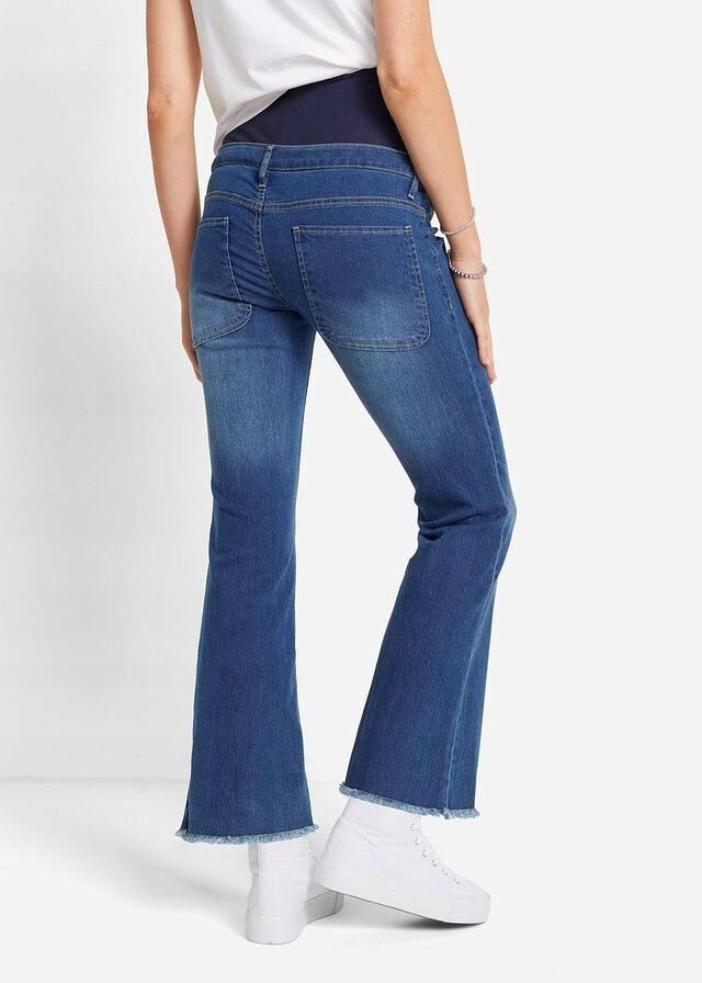 B.P.C ciążowe jeansy bootcut 7/8 ^48