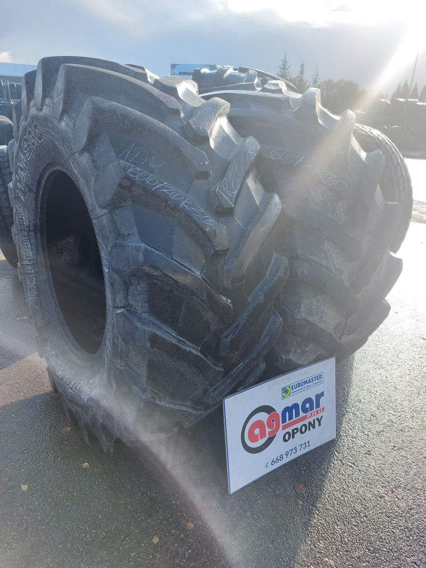600/70R30 Trelleborg HighPiwer opony używane rolnicze para