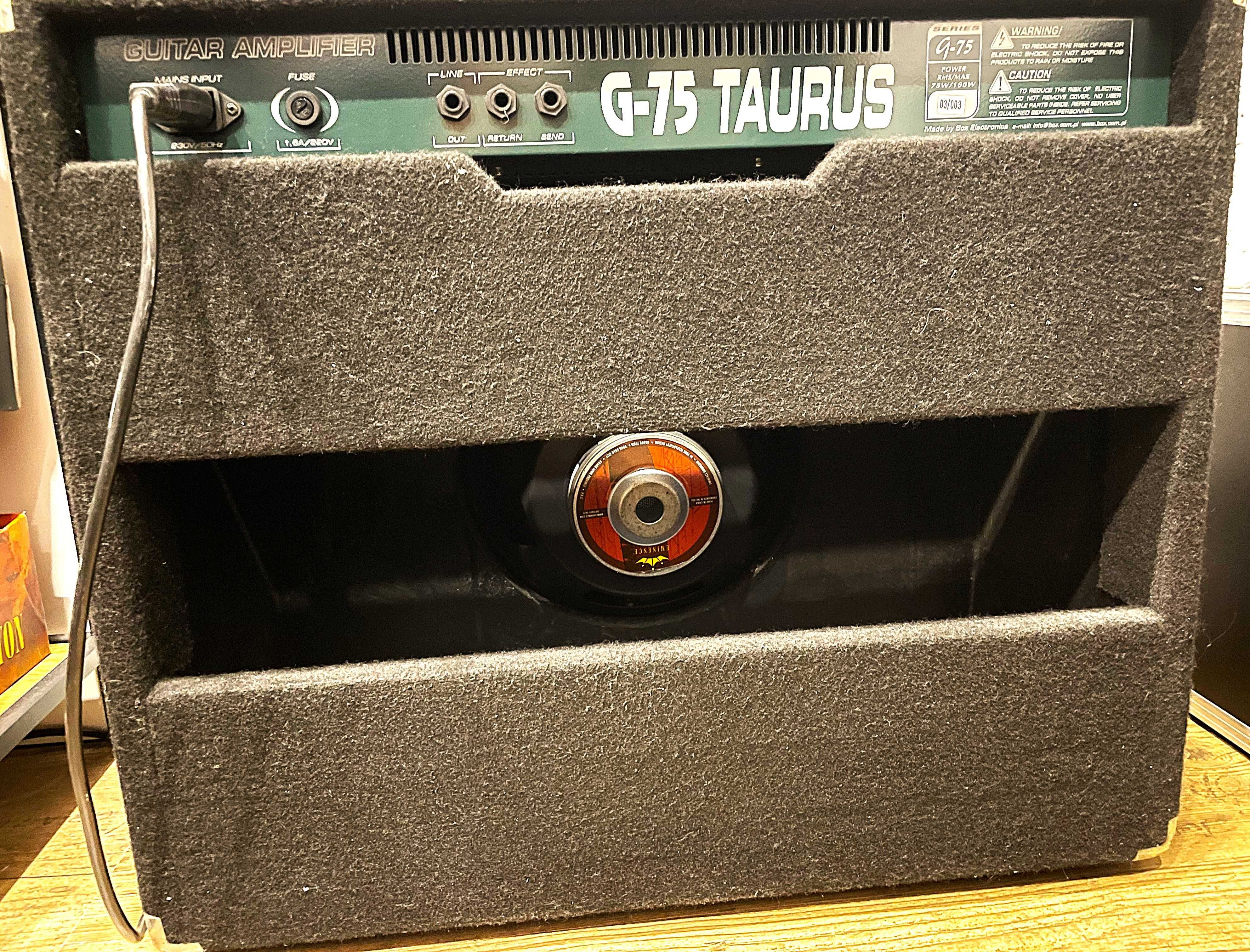 Combo Gitarowe G-75 Taurus o mocy 75W z głośnikiem 12", 2-kanałowe