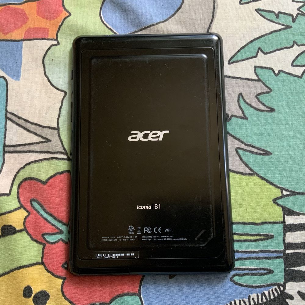 Интерактивная игрушка для детей, детский планшет Acer Iconia B1