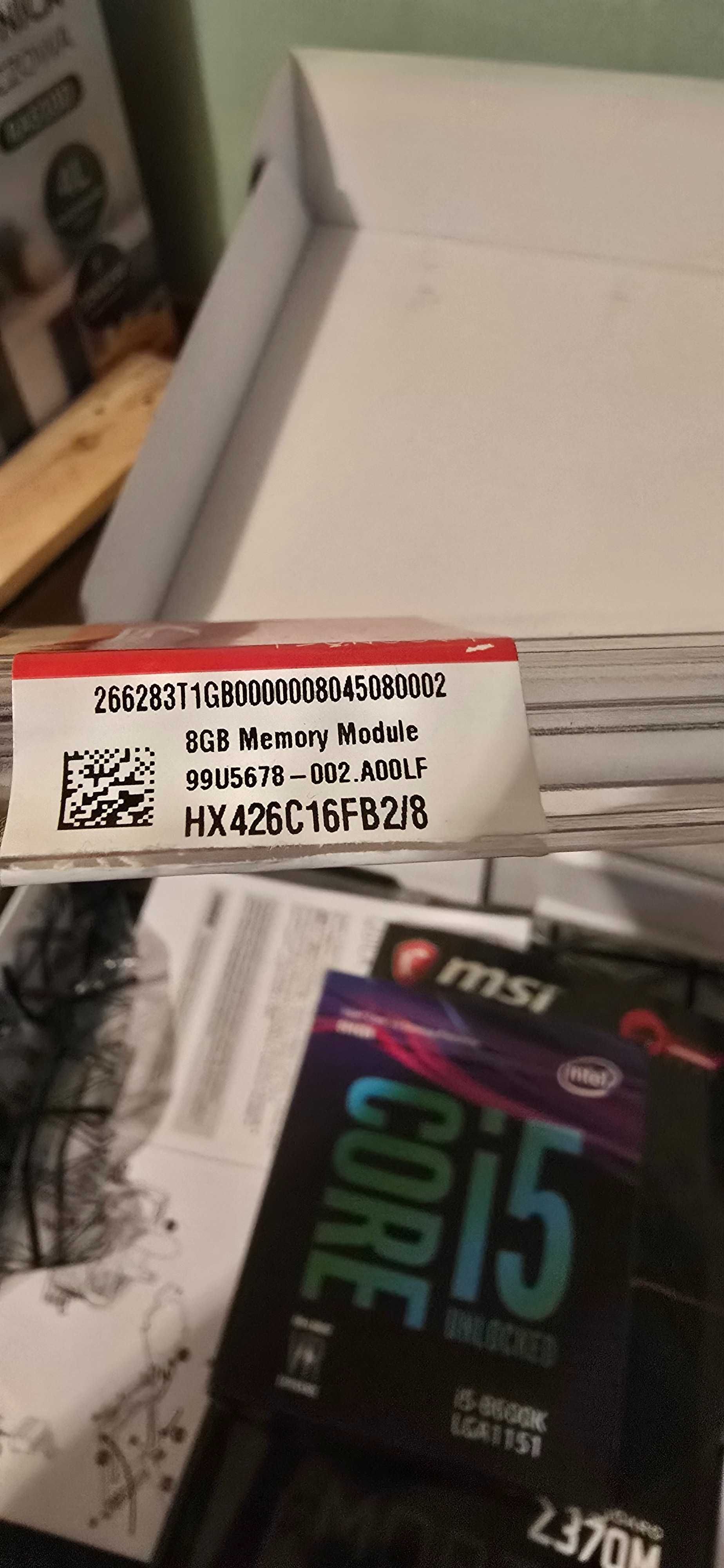 komputer gamingowy intel i5 geforce 3050 16gb ram płyta msi z370 m