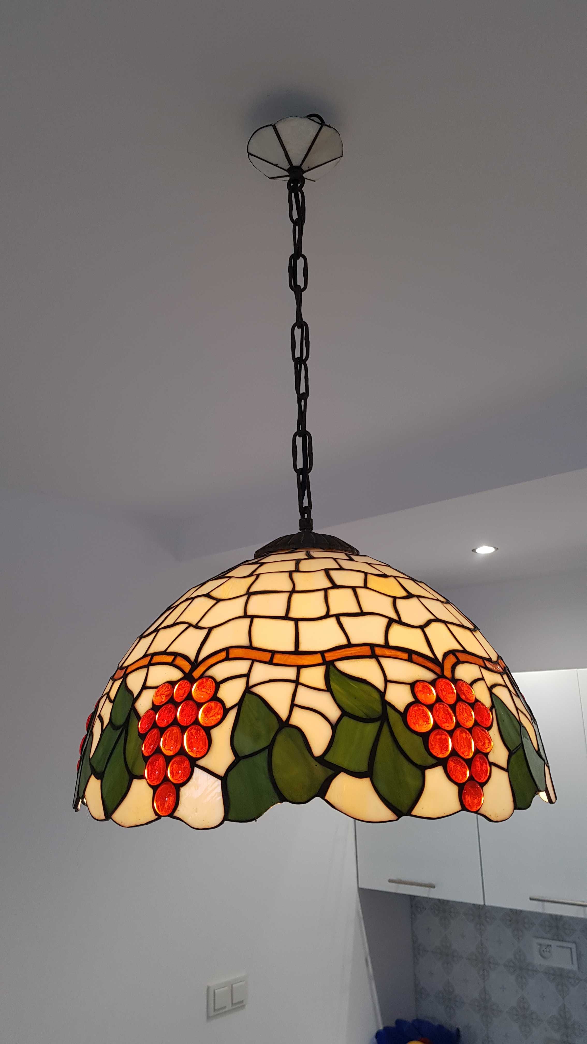 Lampa witrażowa TIFANY