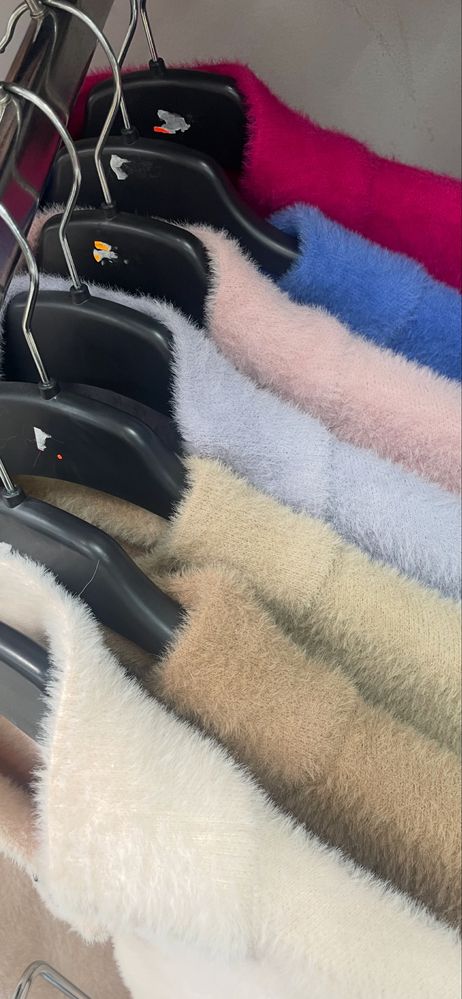Sweter narzutka bolerko alpaka kolory