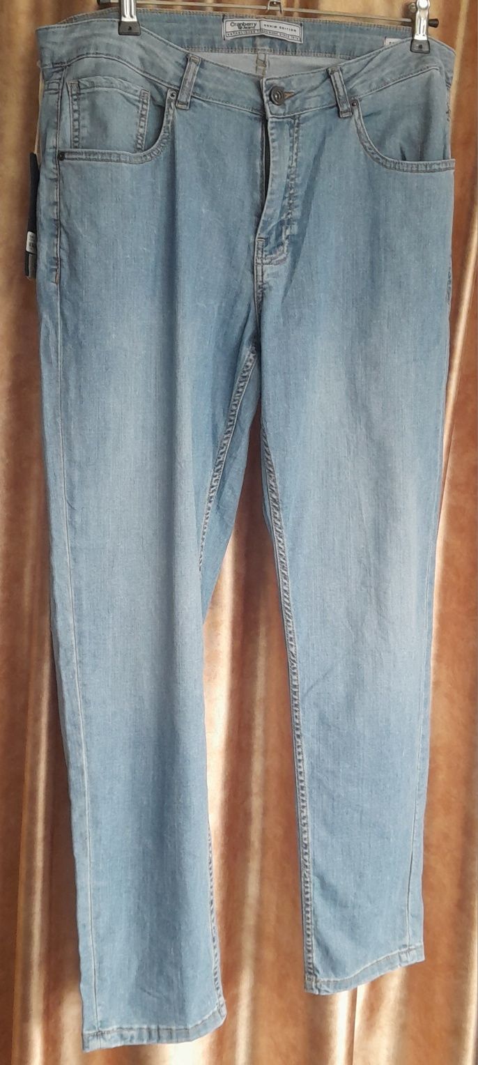 Тонкі літні чоловічі джинси (Італія) р. 54