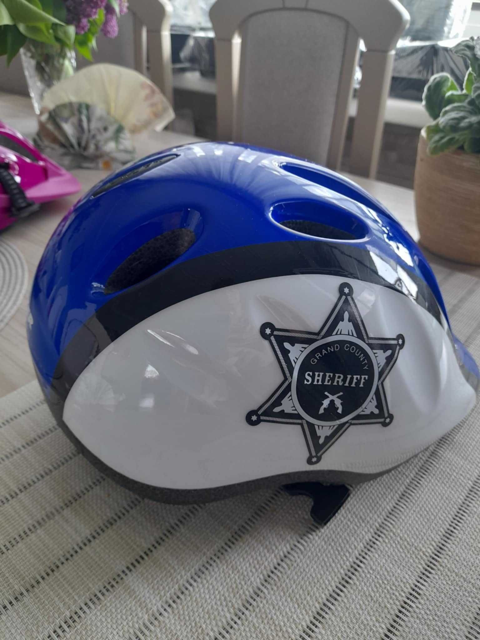 Kask rowerowy chłopięcy (46-56cm)