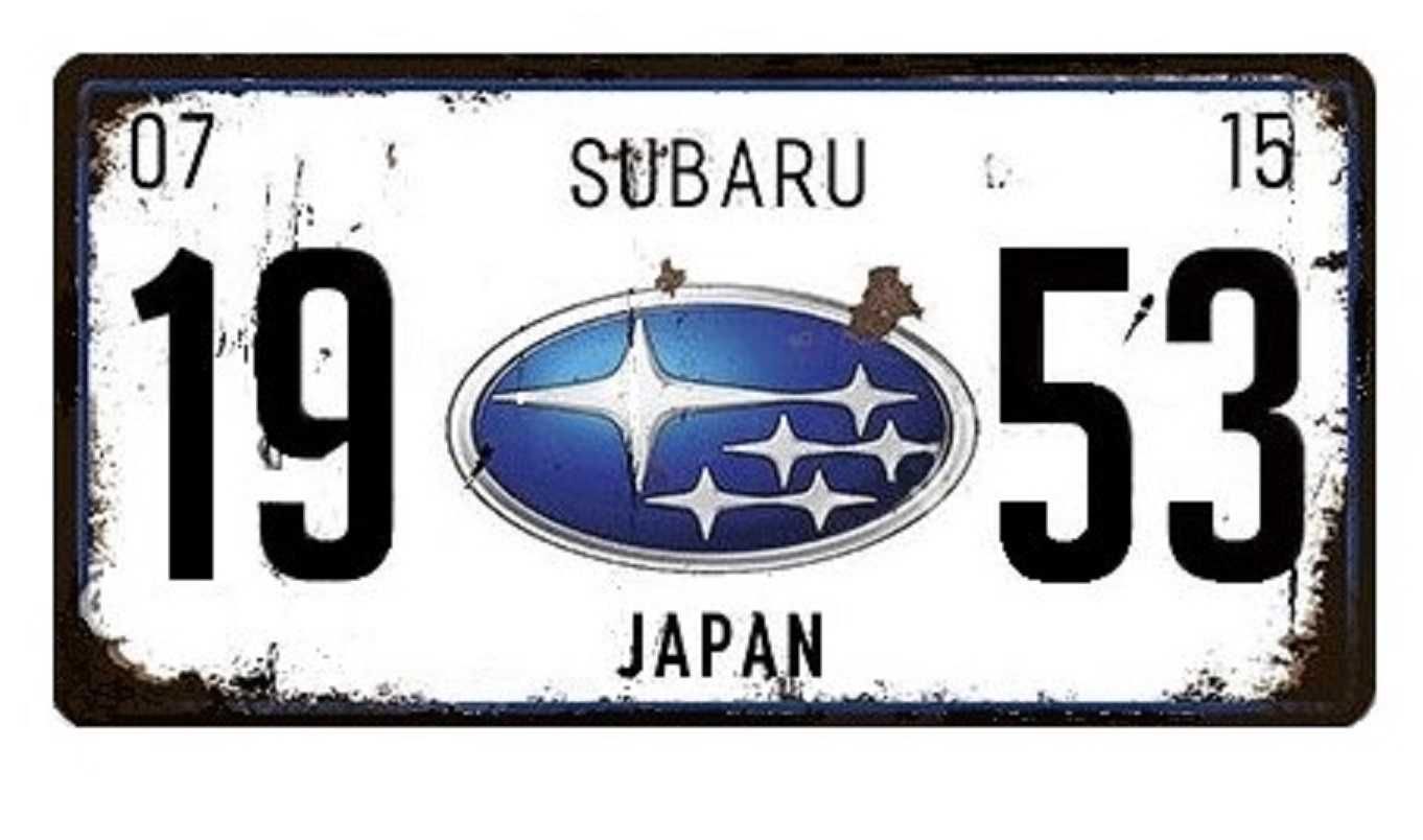 Placas decorativas retro da SUBARU, novas, 30 x 20 cm