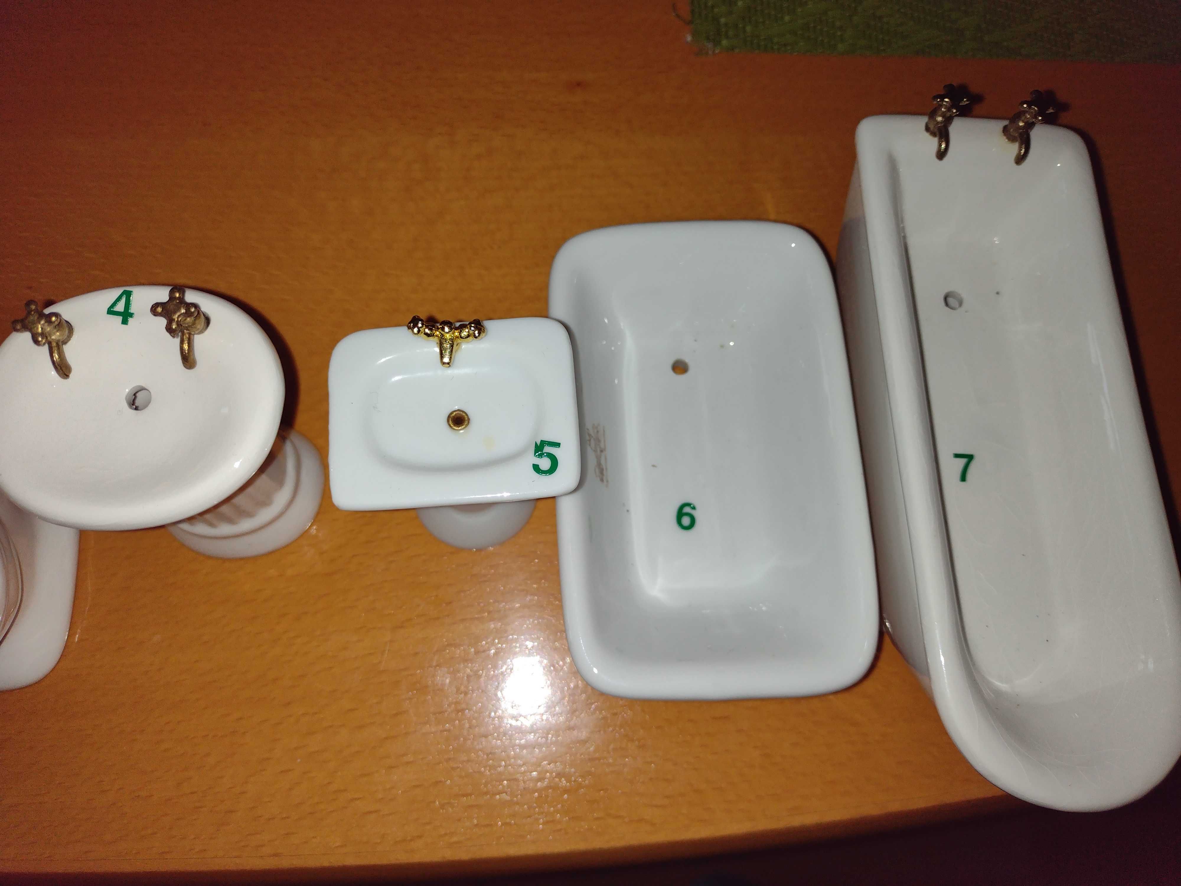 Ceramiczna armatura łazienkowa-miniaturowa