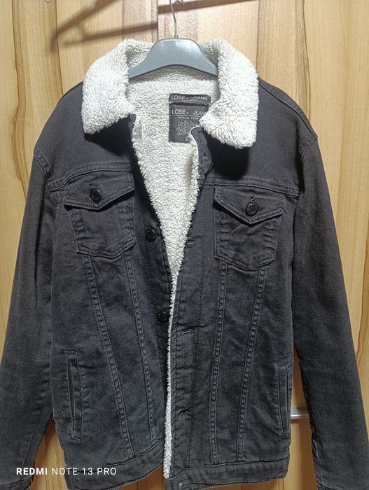 Теплая джынсовка на овчине , очень теплая