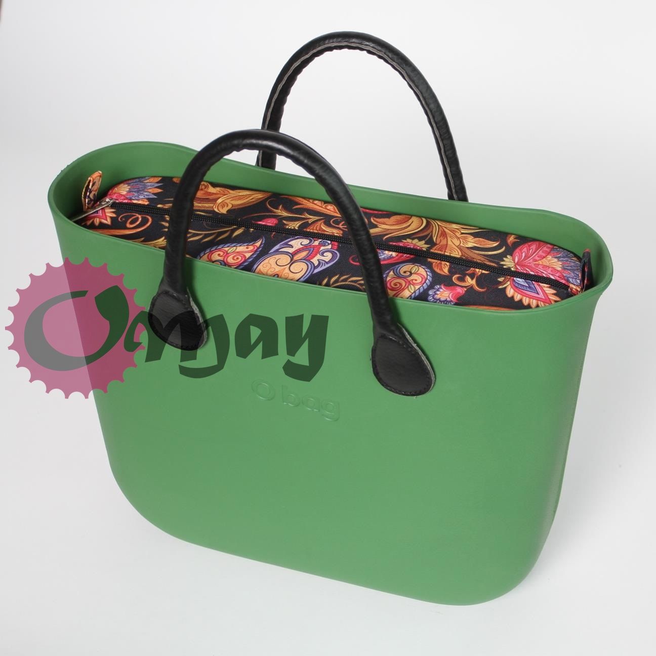 Czarny organizer do OBAG STANDARD orient piasley 2kieszenie wkład OMAY