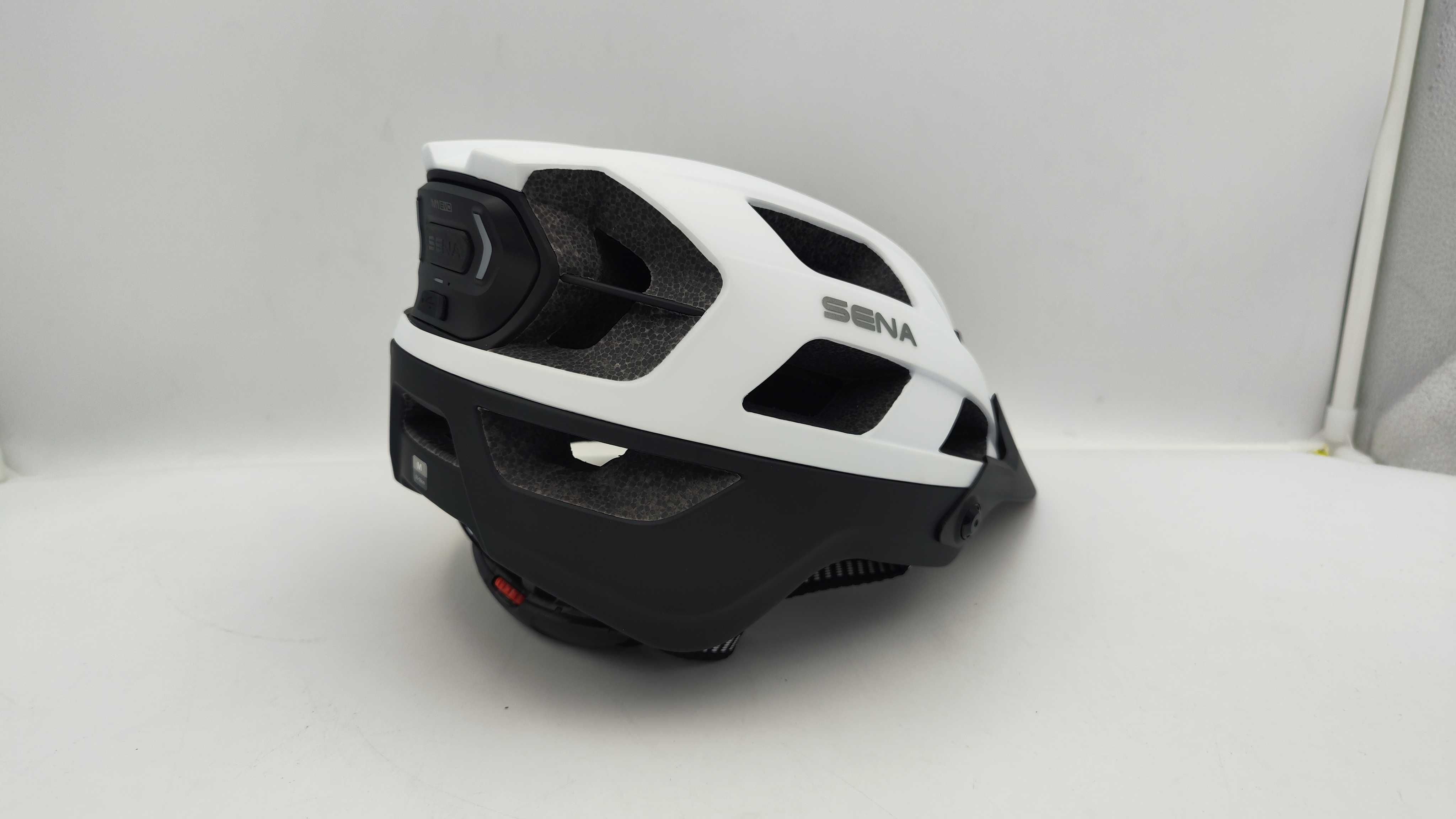 Kask Rowerowy Sena M1 Evo r. M 55-59cm Interkom biało-szary (AH2)