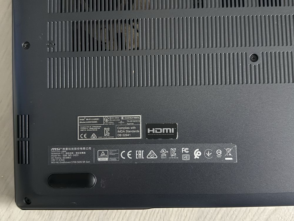 Ноутбук MSI Modern 14 | i3 11gen | 8GB | SSD 256GB | FHD | Windows 10