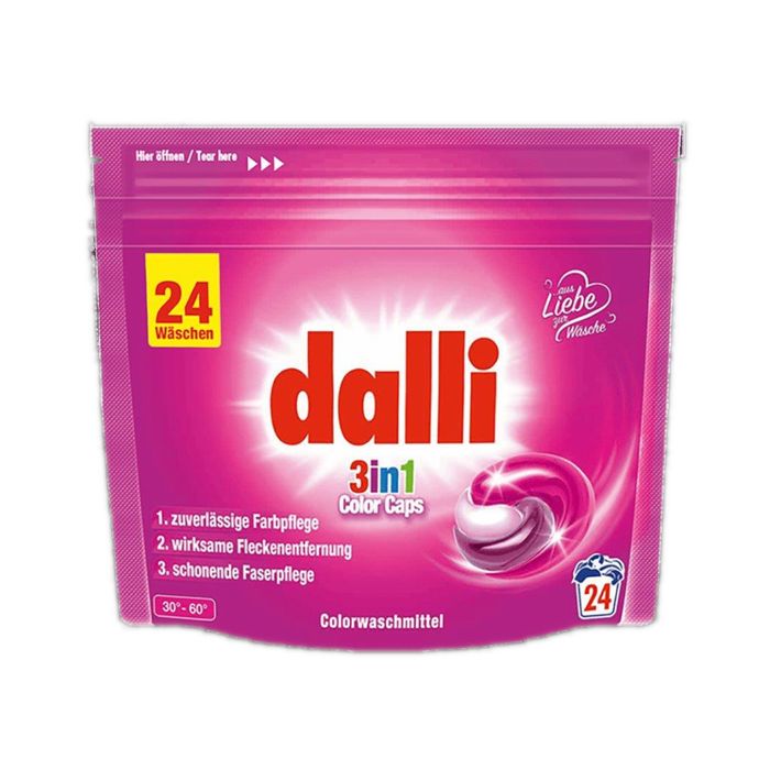 Kapsułki do prania DALLI 3in1 Color Caps 24 szt
