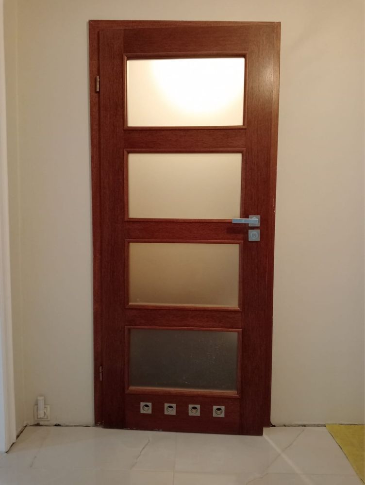 Drzwi Pol-skone łazienkowe + pokojowe 80cm