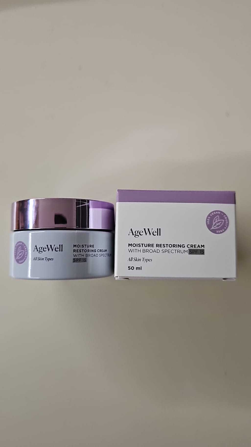 Arbonne AgeWell Krem przywracający nawilżenie SPF 15 50ml