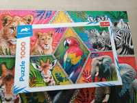 Puzzle Trefl Egzotyczne zwierzęta 1000 kompletne