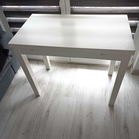 IKEA BJURSTA Stół rozkładany biały 50x90